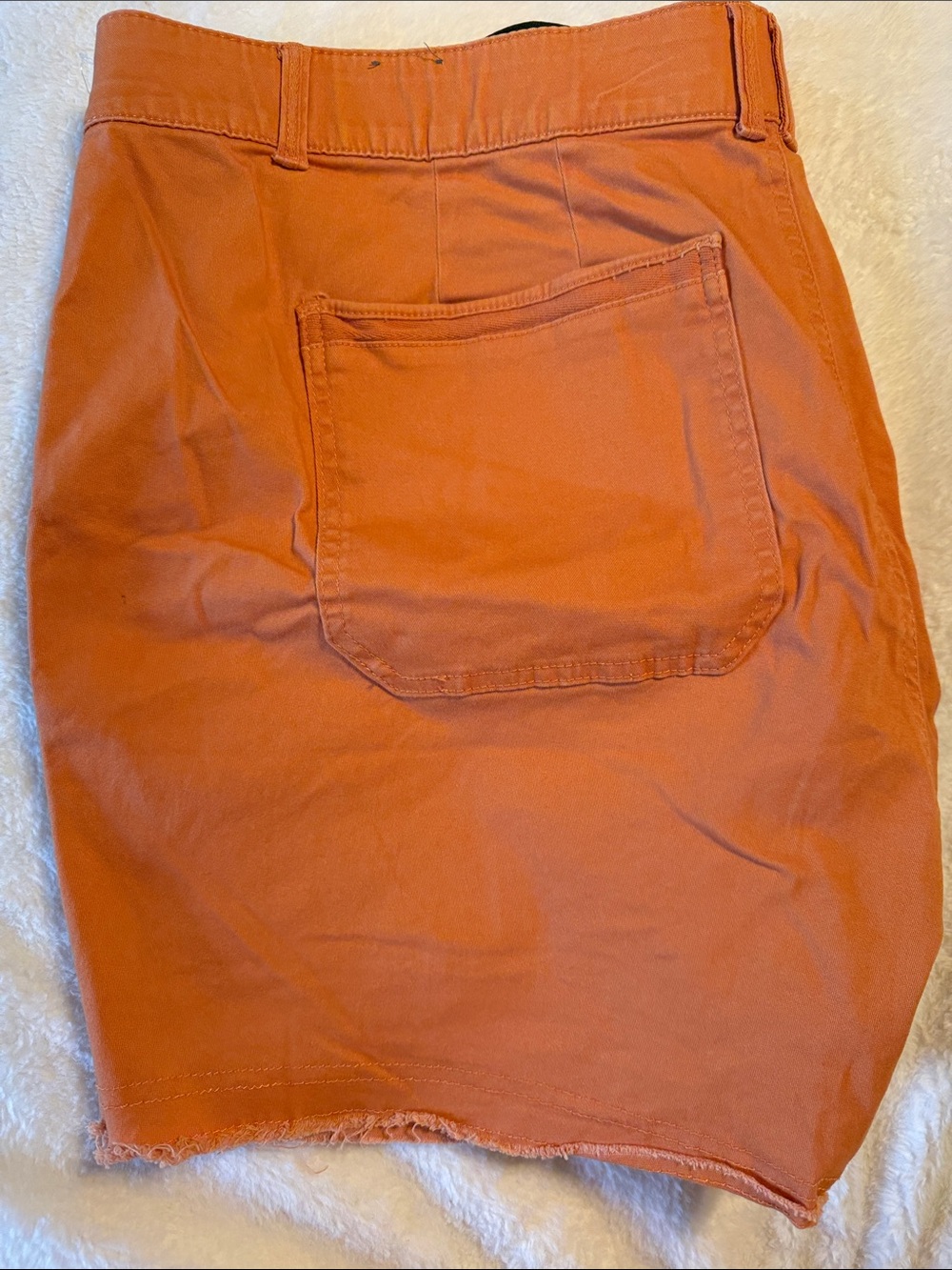 Wit & Wisdom Rust Orange Cargo Skirt Shorts - Picture 2 of 2